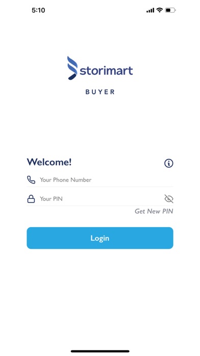 Storimart Buyer Ordering Screenshot