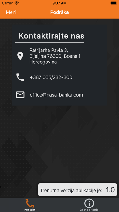 Nasa Banka Mbank Screenshot