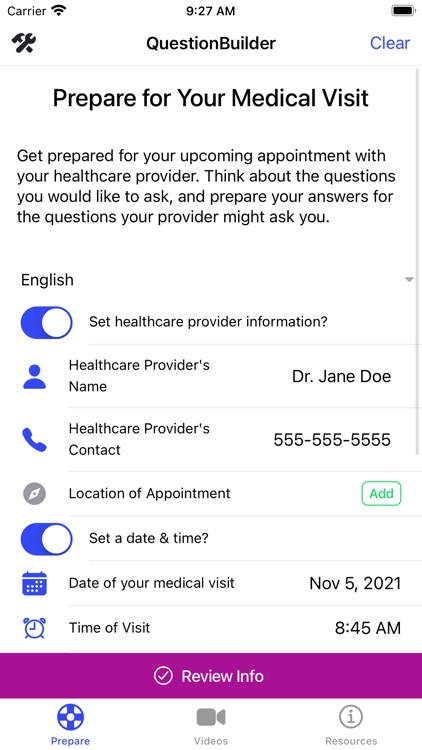 AHRQuestionBuilder