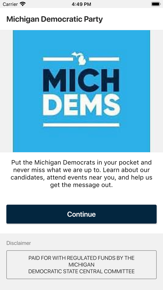 #2. MI DEMS (iOS) 来自: Votercircle Inc
