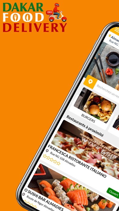 Dakar Food Delivery Screenshot