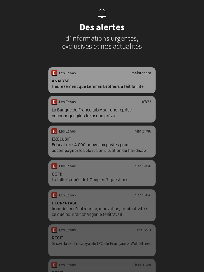 Les Echos lactualité éco