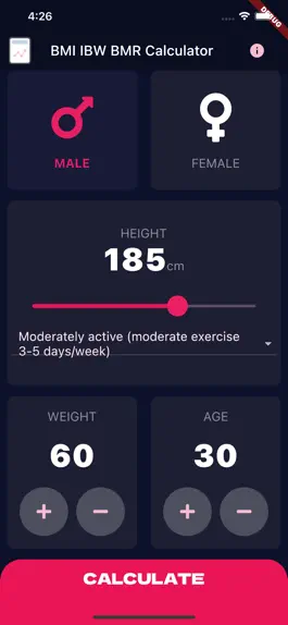Game screenshot BMI IBW Calculator mod apk