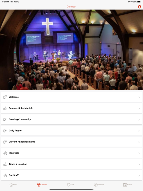 MBCC Church iPad screenshot 2 - Lifestyle app