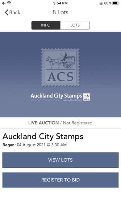 Auckland City Stamps Screenshot