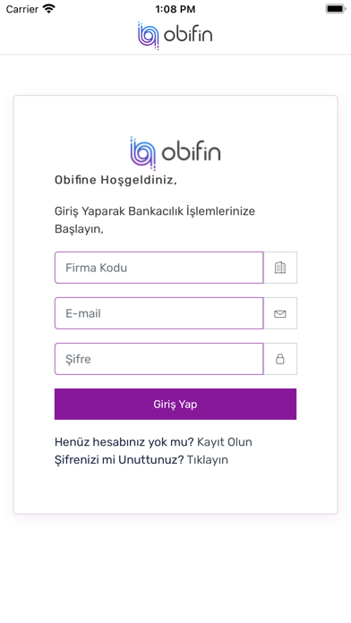 Obifin Screenshot