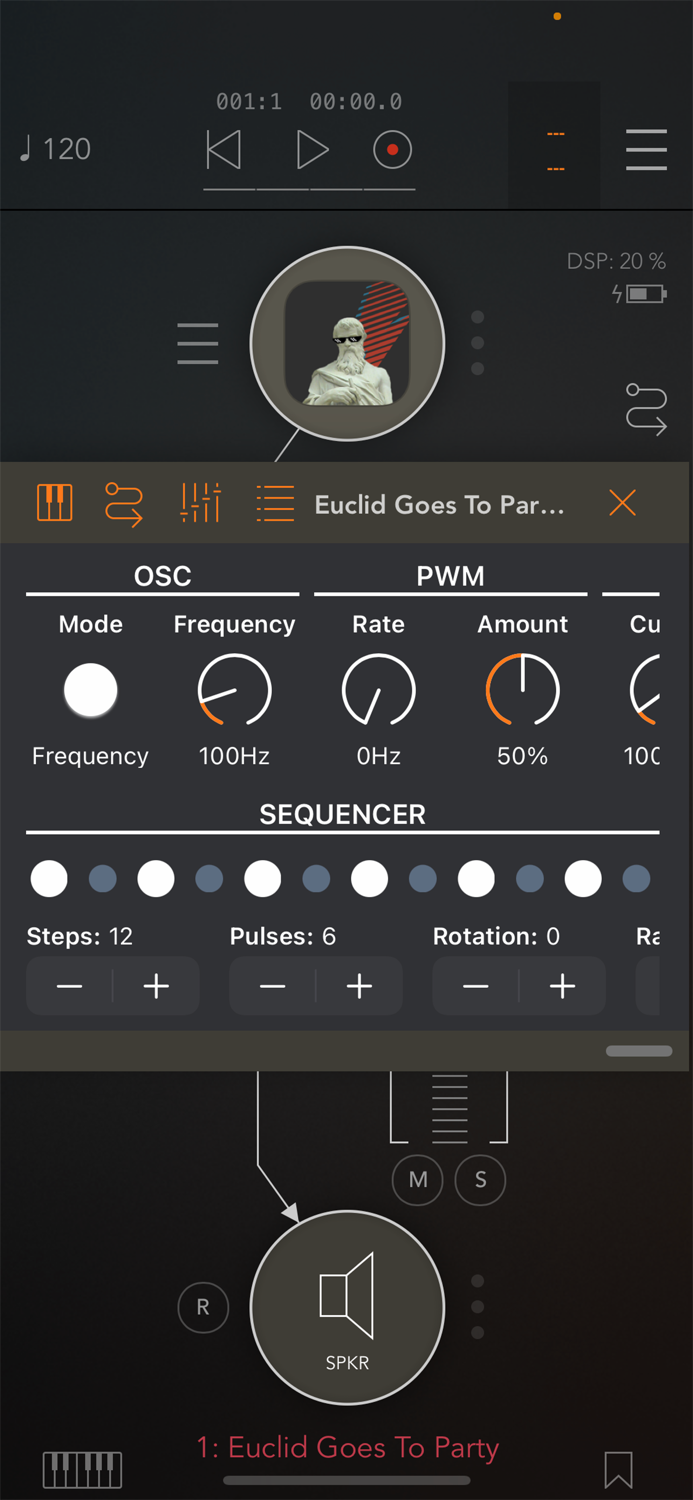 Euclid Goes to Party AUv3 Bass