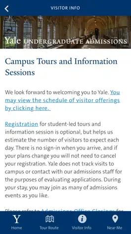 Game screenshot Yale Admissions Campus Tour hack