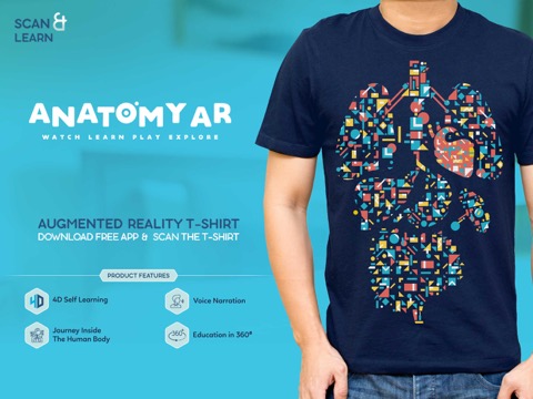Anatomy AR 4D -Virtual T-Shirtのおすすめ画像7