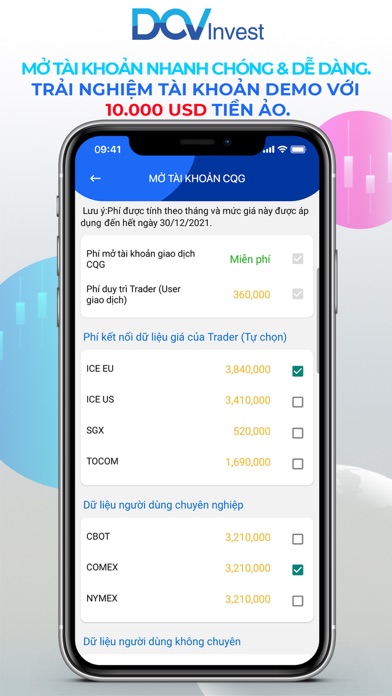 DCV Invest Screenshot