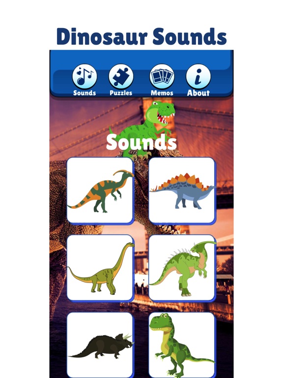 Screenshot #5 pour T-rex: dino sons et correspond
