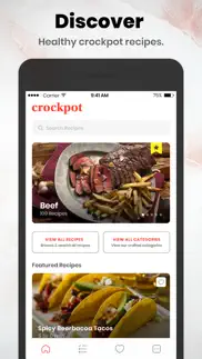 healthy crockpot recipes iphone screenshot 1