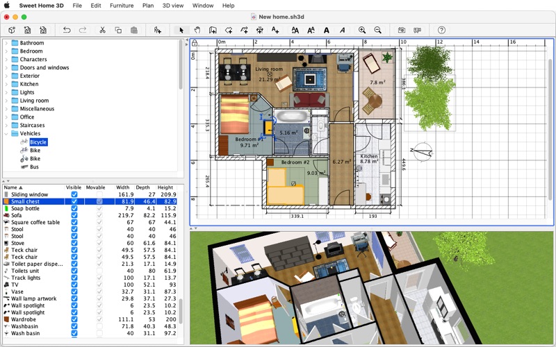 How to cancel & delete sweet home 3d 4