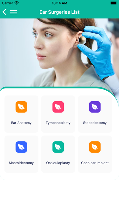 Orient ENT Counselling App Screenshot
