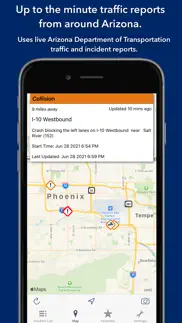 arizona state roads iphone screenshot 1