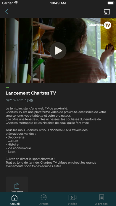 Screenshot #3 pour Chartres TV