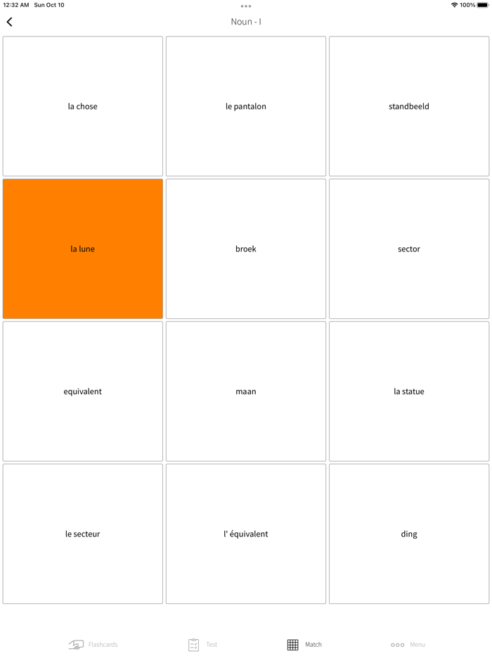 Practice Dutch French Words