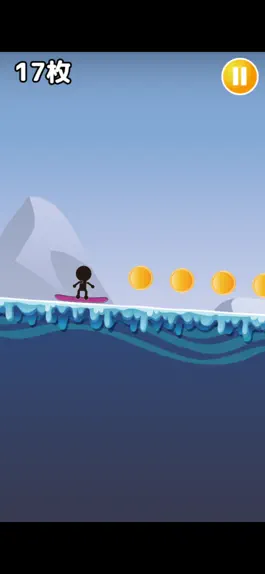 Game screenshot 棒人間がスノーボード-超爽快滑り- mod apk