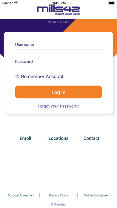 Mills42 Mobile Banking Screenshot