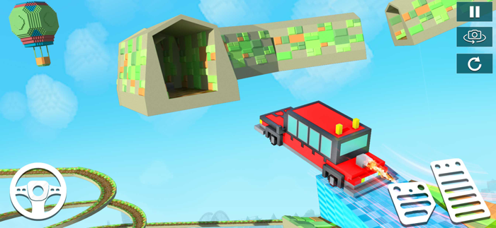 Blocky Racing Mega Ramps