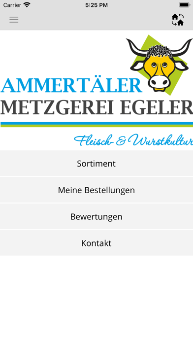 Metzgerei Egeler Screenshot