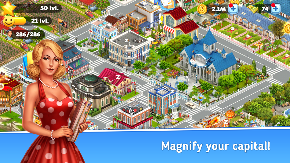 #1. Golden Hills: City Build Sim (iOS) 由: ENIXAN LIMITED