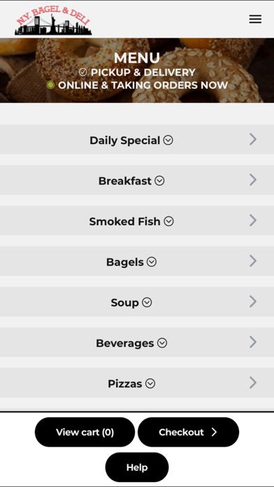 NY Bagel Deli Winter Garden Screenshot