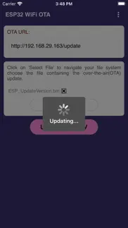 esp32 wifi ota iphone screenshot 3