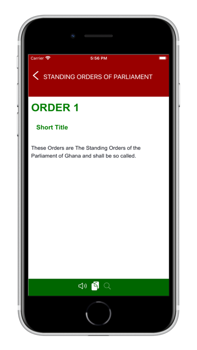 Parliamentary Watch Screenshot