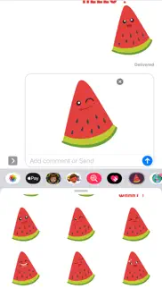 watermelon slices pop stickers iphone screenshot 2