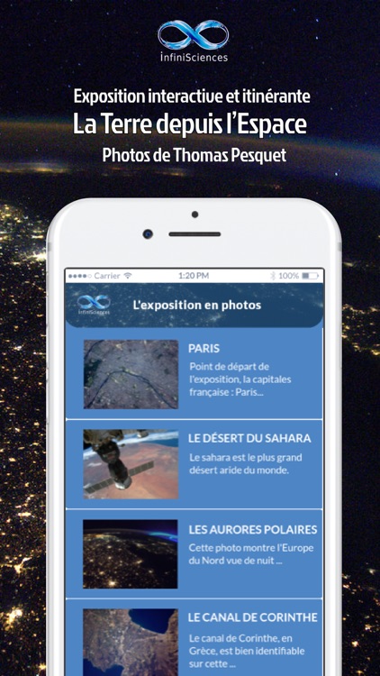 La Terre depuis l'Espace