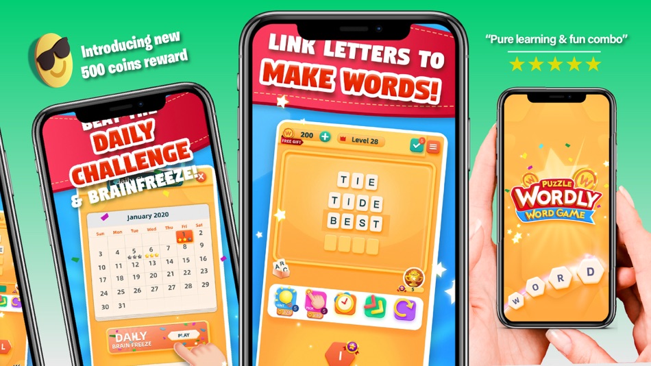 #1. Wordly: Link to Create Words! (iOS) Podle: APP CENTRAL LTD