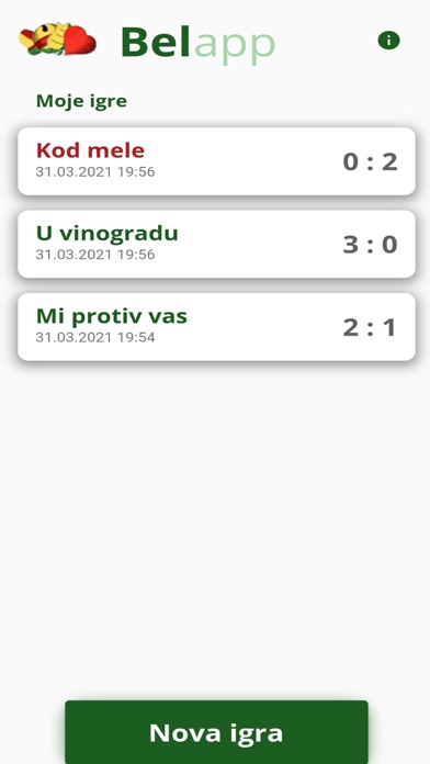 Belapp Screenshot