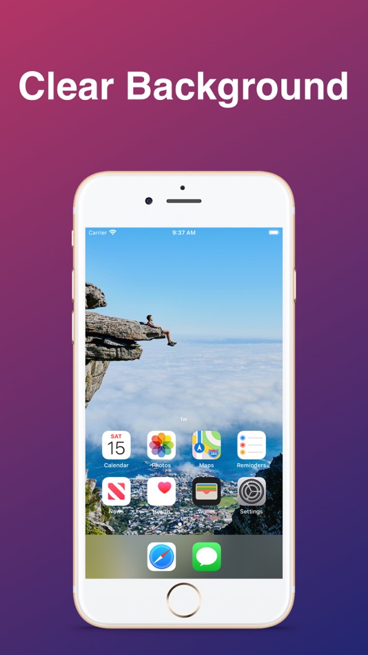 #3. Transparent Widget - Invisible (iOS) 由: Quoc Cuong Pham