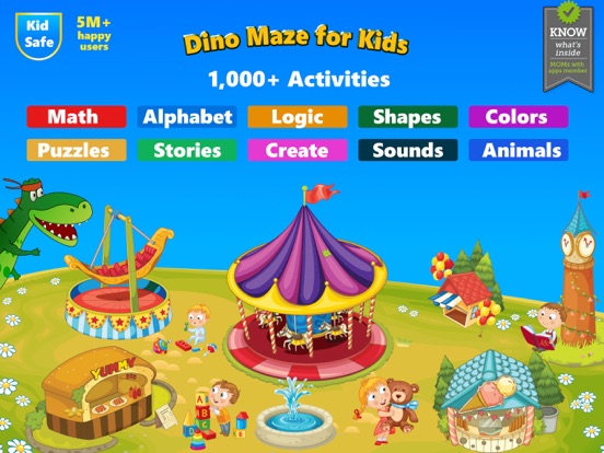 Dino Maze: Dinosaur kids games iPad app afbeelding 4