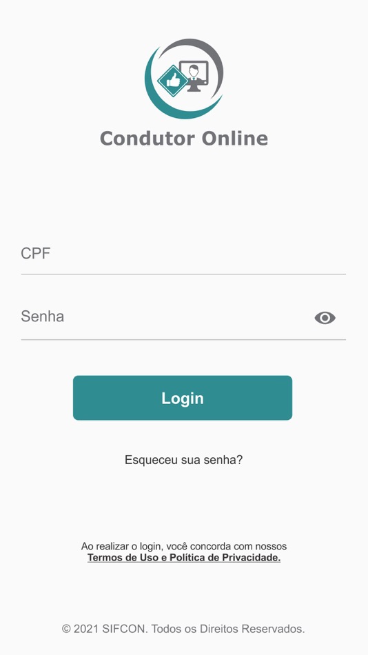#1. Condutor Online (iOS) Podle: SIFCON Sistemas