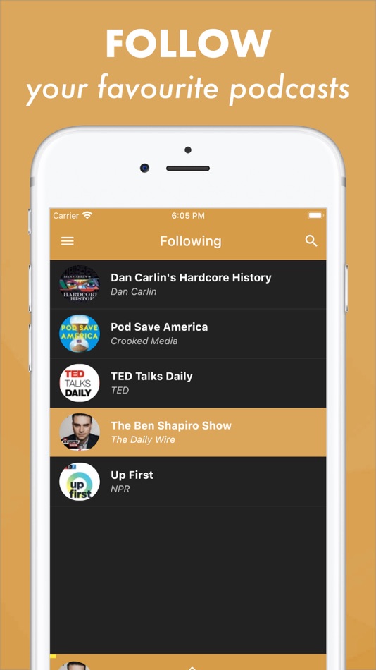 #4. The Podcast Player App (iOS) 由: Beston Apps SL