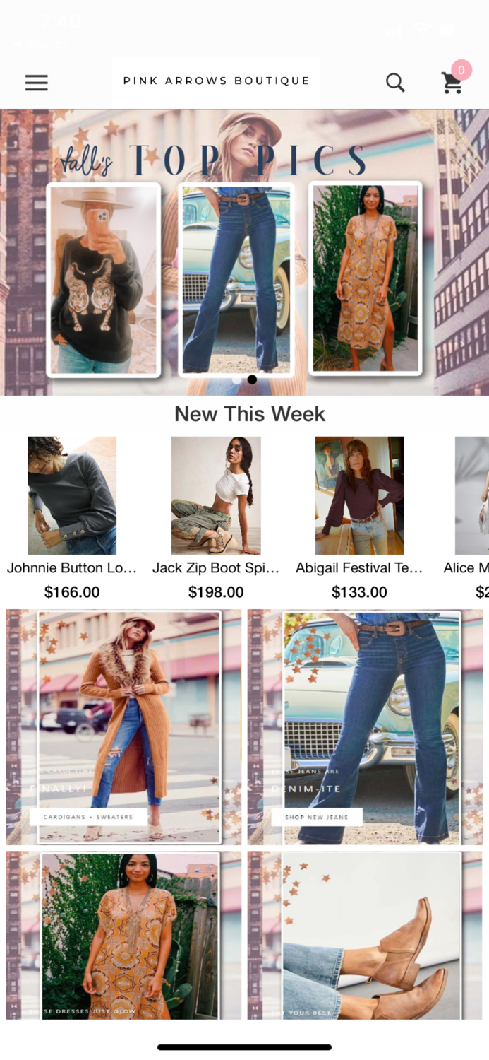 PINK ARROWS BOUTIQUE