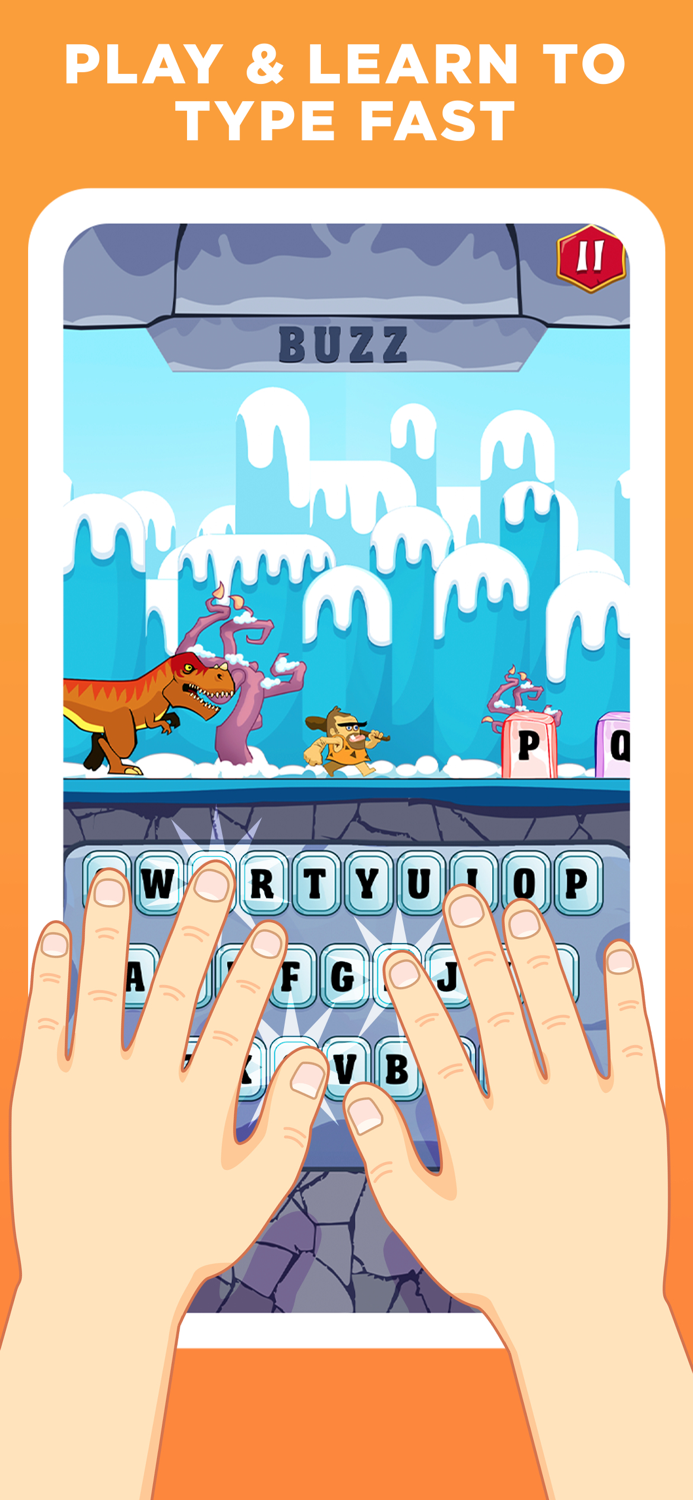 Typing Practice - Dino Hunting