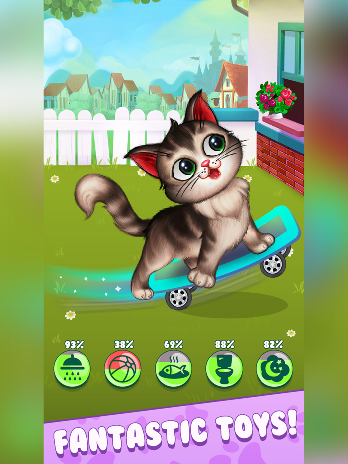 My Fluffy Kitty Pet Care Game