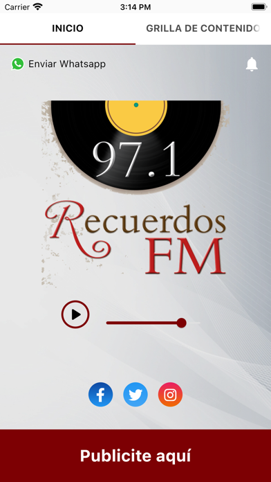 Recuerdos FM 97.1 Screenshot