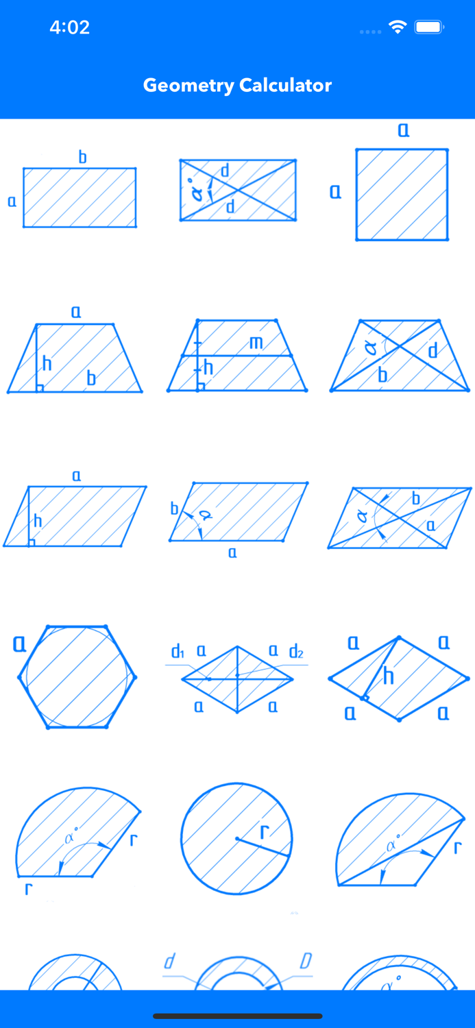 Geometric Area Calculator Pro