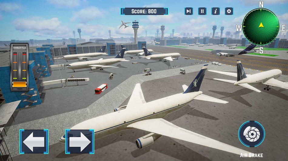 #4. Passenger Airplane Flight Sim (iOS) Podle: Umar Dilawar