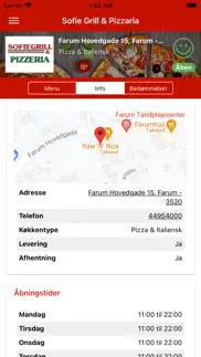sofie grill & pizzaria iphone screenshot 3