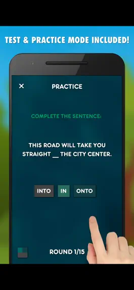 Game screenshot Prepositions Test hack