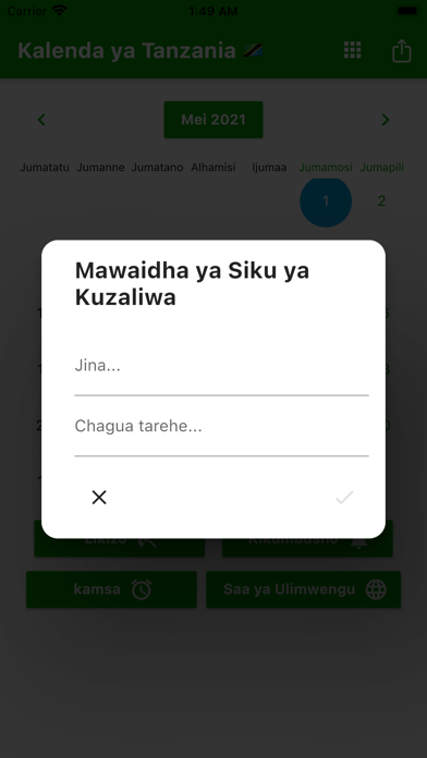 Kalenda ya Tanzania 2024 Screenshot