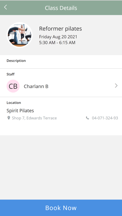 Spirit Pilates Screenshot