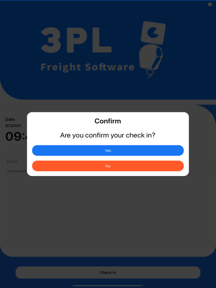 3PLFreightSoftware Users Clock