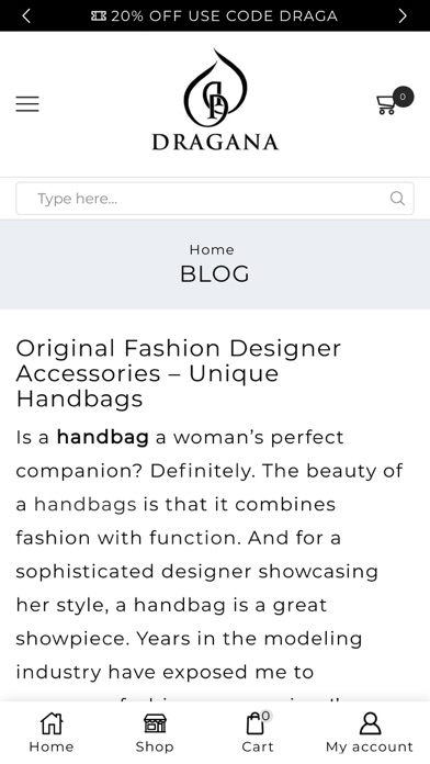 Dragana Fashion Accessories Screenshot