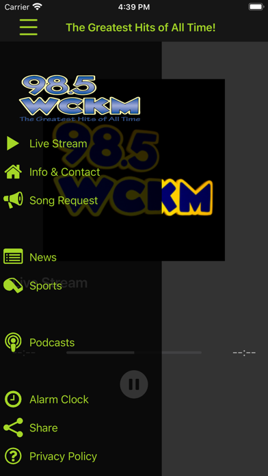 98.5 WCKM Screenshot